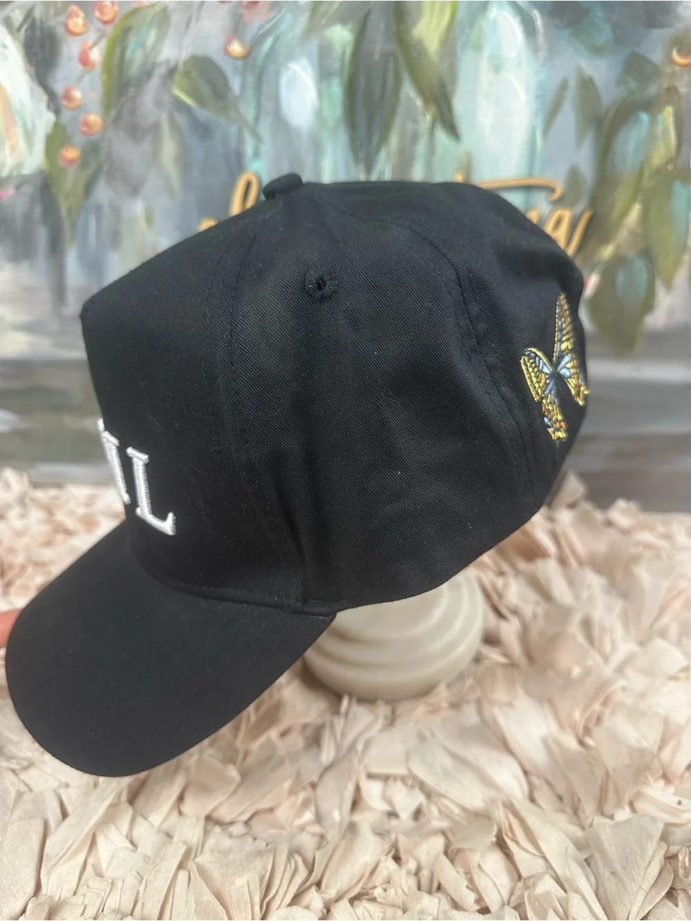 Civil Regime Butterfly Strapback Hat Black | NWOT | One Size